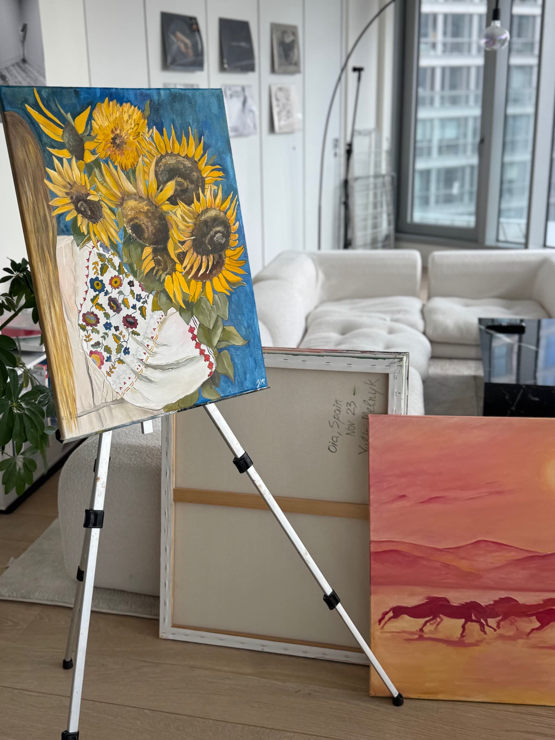 Painting by Yulia Melnyk